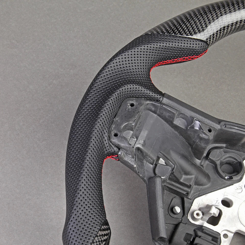 Carbon Fiber Sport Steering Wheel - 2015-2020 Ford F250 F350