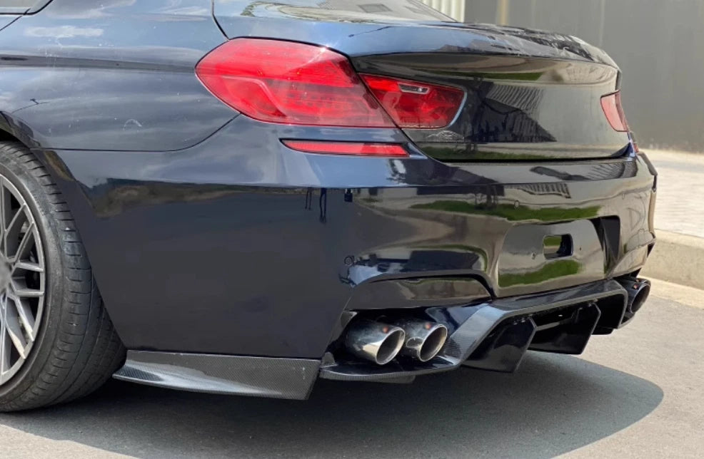 Carbon Fiber PSM Style Rear Diffuser V2 - 2012-16 BMW F06 F12 F13 M6 Coupe Sedan