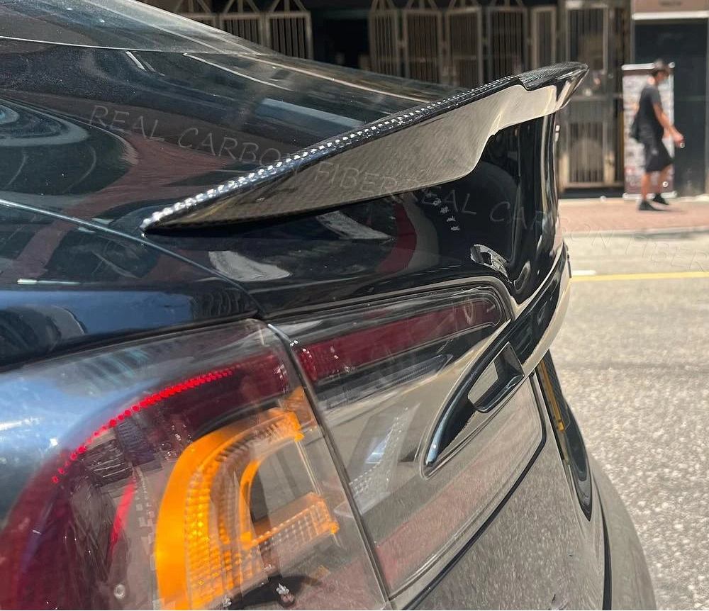 Carbon Fiber V Performance Spoiler - Tesla Model S