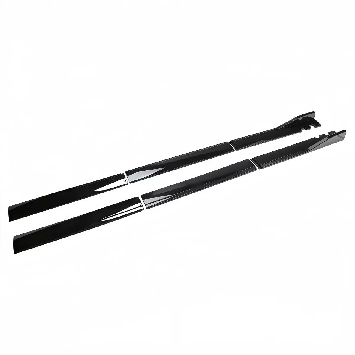 Gloss Black Side Skirt (3pc) for Lexus IS300 IS350 IS500 (2021-2023)