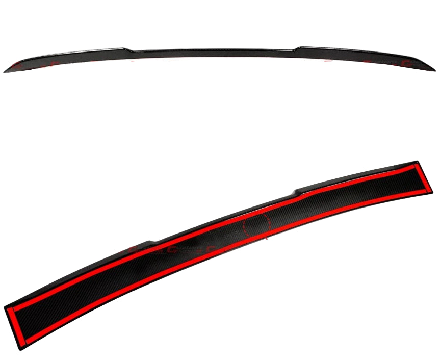 Carbon Fiber V Style Rear Roof Spoiler - 2024-26 BMW G60 530i G90 M5