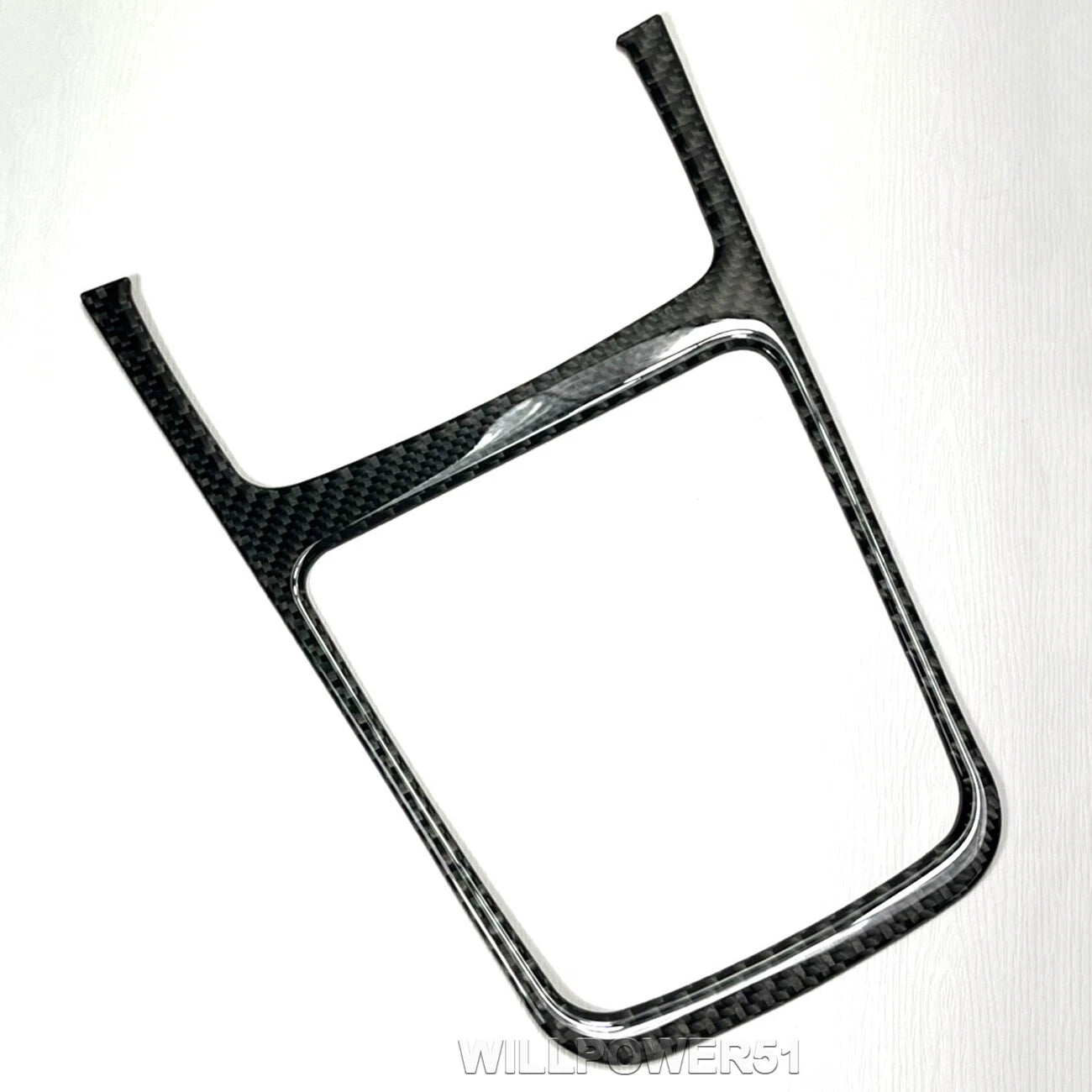 Carbon Fiber Console Gear Shift Panel Cover - 14-20 X156 GLA250 GLA45