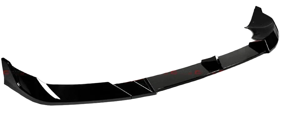 Gloss Black V Style Front Splitter Lip -  2022-2024 BMW G01 X3 G02 X4 LCI M Sport
