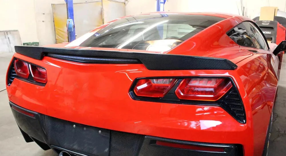 Carbon Fiber Rear Trunk Spoiler - Chevrolet Corvette C7 2014-19
