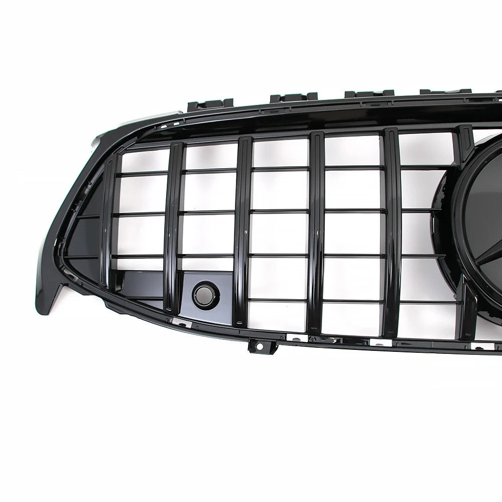 Gloss Black GT Front Grille w/ Emblem - Mercedes Benz W118 CLA250 CLA45 2020-23
