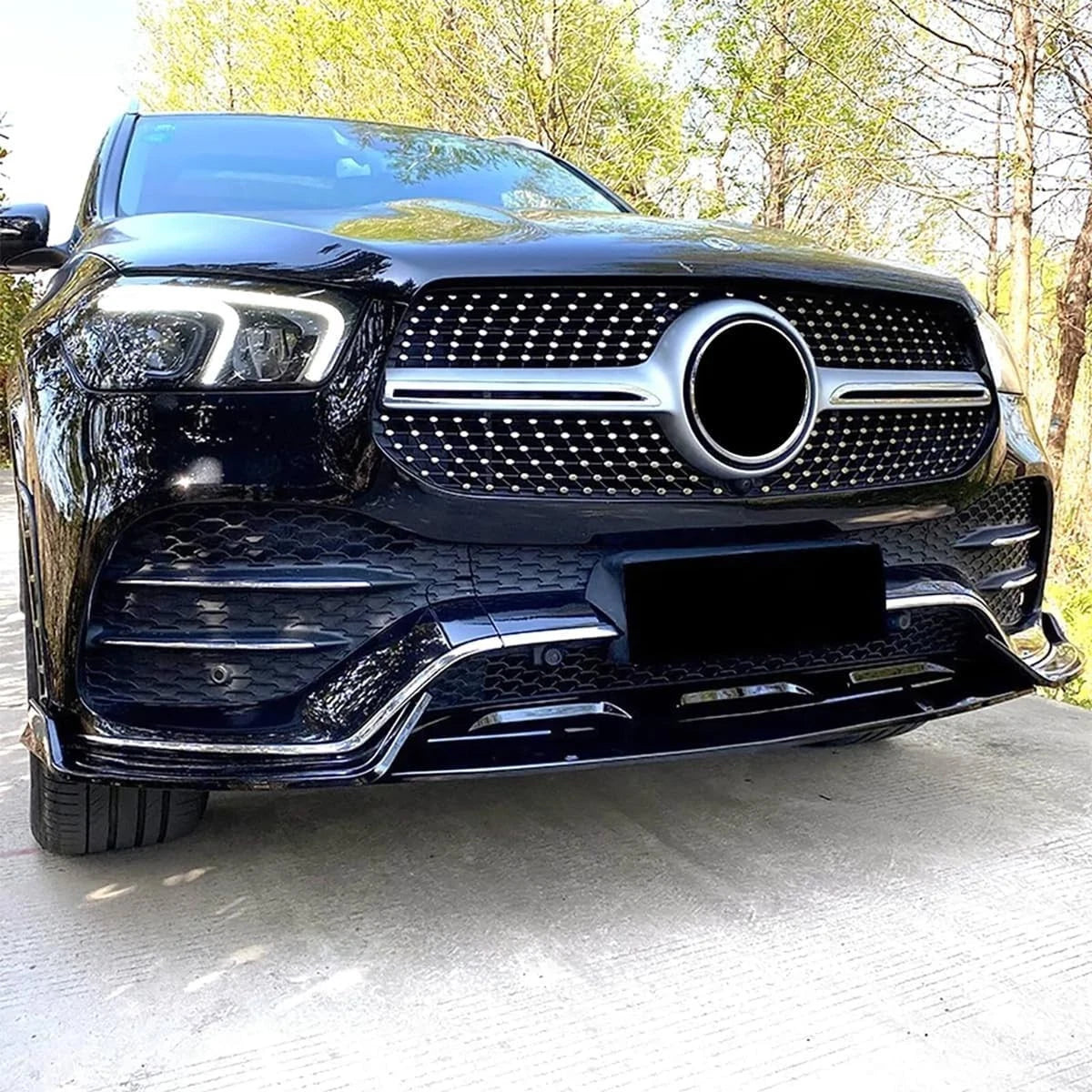 Gloss Black Front Lip - Mercedes-Benz GLE53 AMG 2020-2023