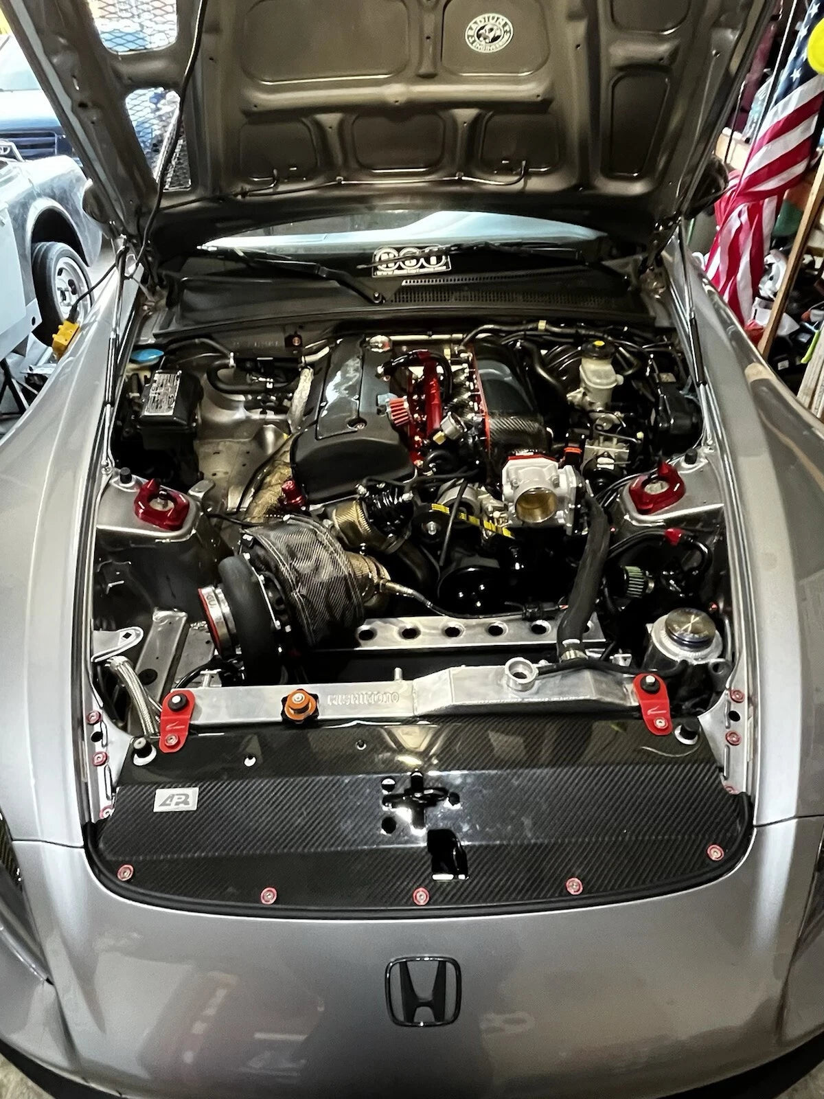 Carbon Fiber Engine Bay Cooling Panel - Honda S2000 AP1 AP2