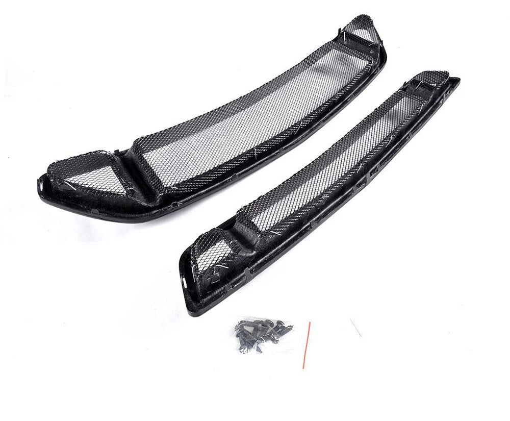 Carbon Fiber Front Grilles Trim - Ford Mustang 2015-17