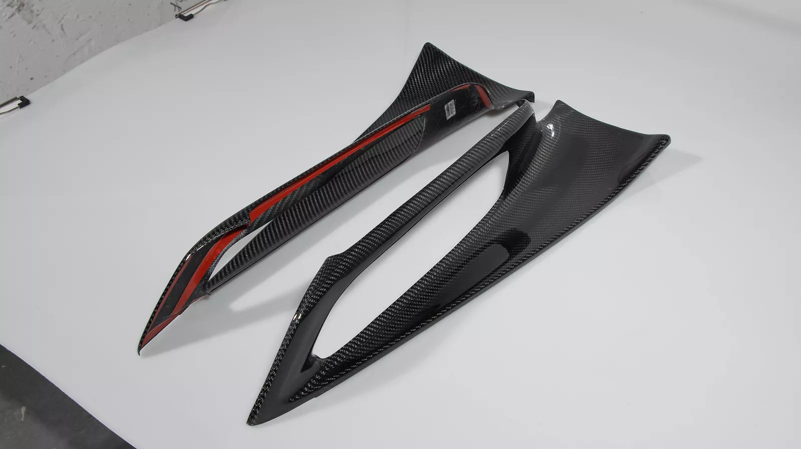 Carbon Fiber Black Inner Door Panel Armrest Cover -  Corvette C8 2020-UP