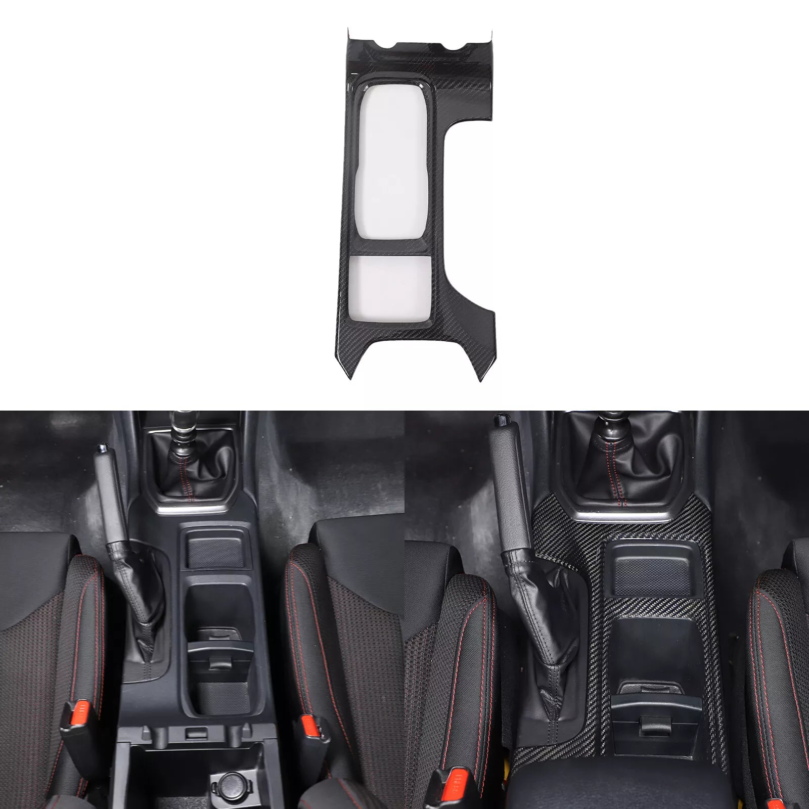 Carbon Fiber Console Gear Shift Panel  - Subaru WRX STI VB S4 MT 2022 2024