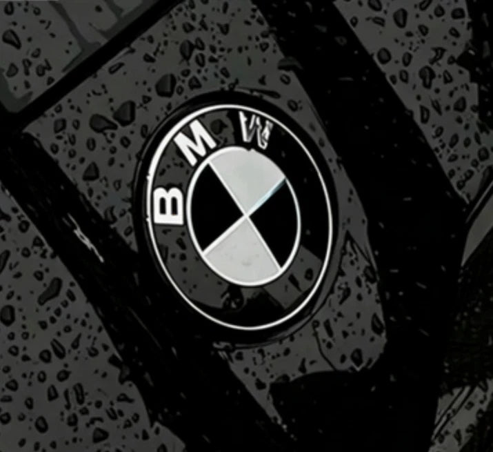 Black & White Roundel Emblem replacement - BMW F & E Chassis