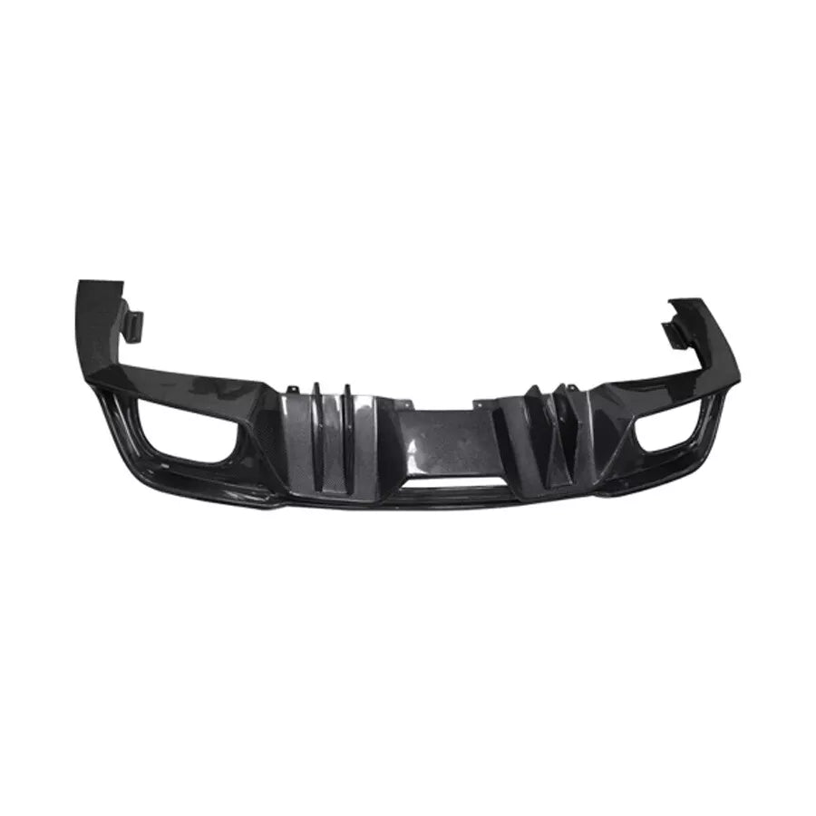 Carbon Fiber GT500 Style Rear Bumper Diffuser - Ford Mustang 2018-2022