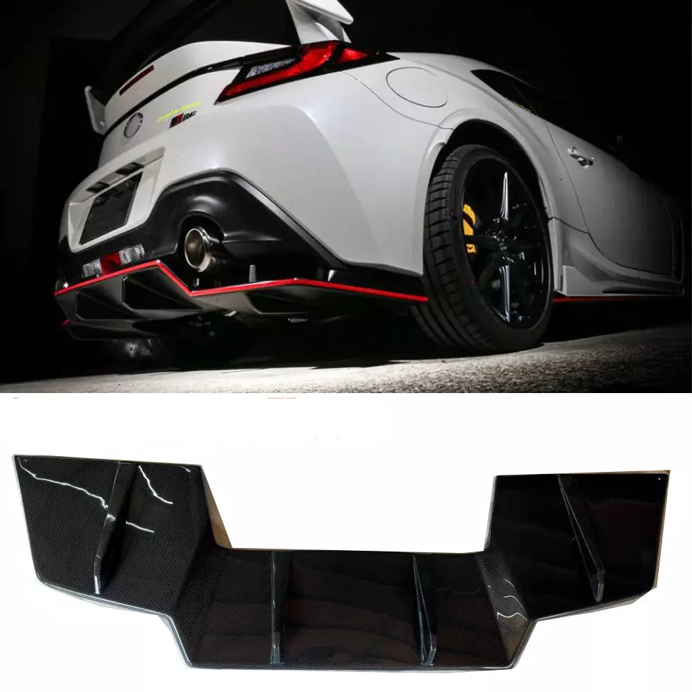 Carbon FIber Undertray Extension Rear Diffuser - 2022- 2025 Subaru BRZ Toyota GR86
