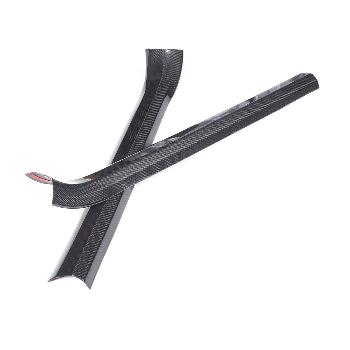Carbon Fiber Interior Door Sill Trim Cover For Corvette C7 2014-2019