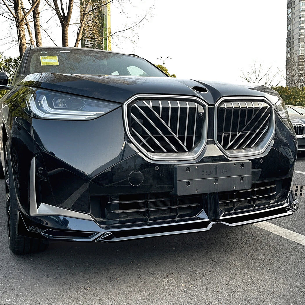 Gloss Black Front Lip -  BMW X3 G45 M50 M-Sport 2025+