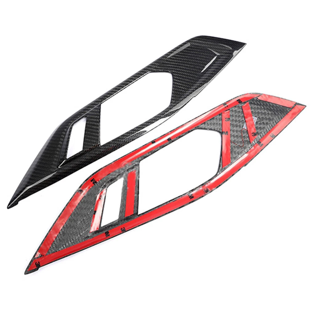 Carbon Fiber Interior Door Handle Panel Cover Trim For BMW G22 G23 G82 430i M4