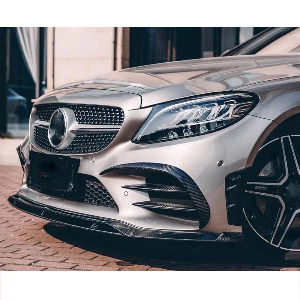 Carbon Fiber Front Air vent trim cover - Mercedes Benz W205 C205 C300 C43