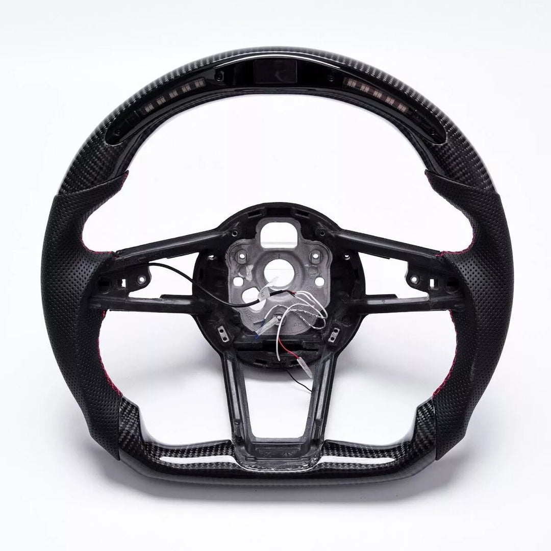 Carbon Fiber Steering Wheel W/ LED - Audi R8 & TT/TTS/TTRS