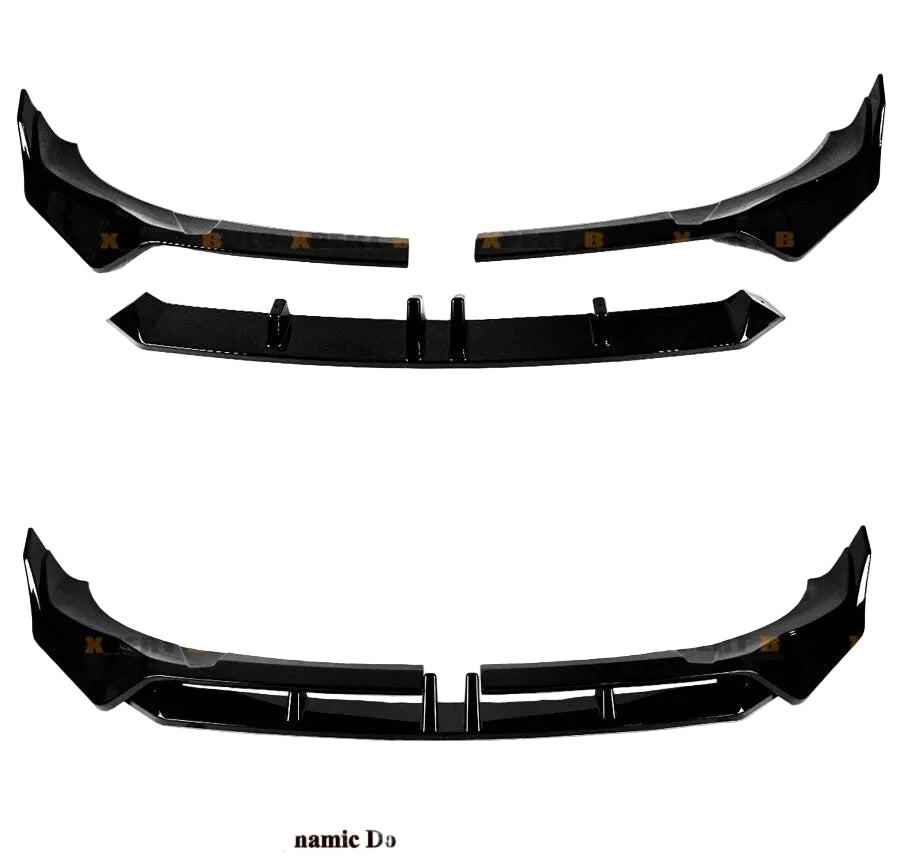 Gloss Black MP front lip - 2022-24 BMW G01 X3 G02 X4 LCI