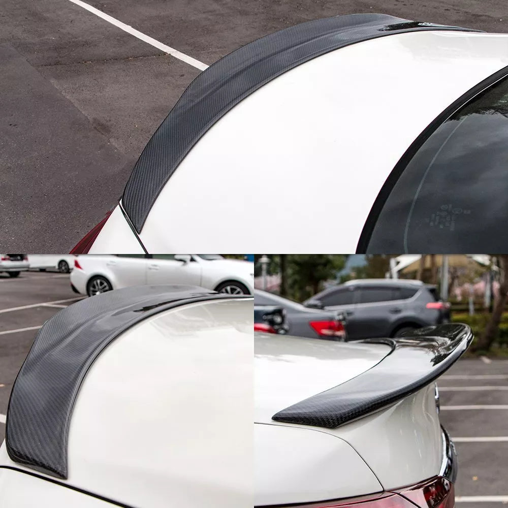 R Style Carbon Fiber Spoiler - 2017-2022 Infiniti Q60 Q60S Coupe
