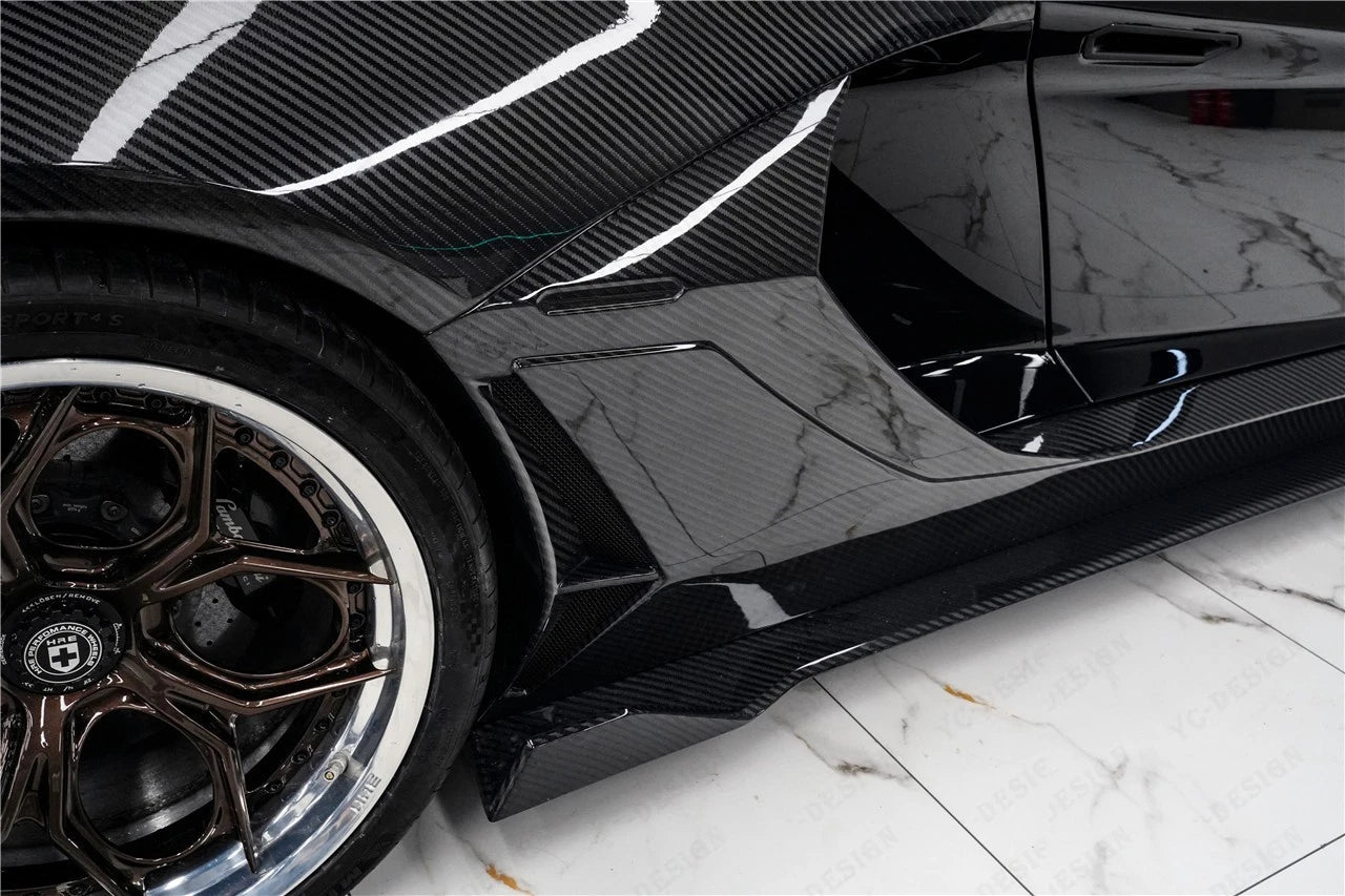 Full Carbon Fiber SVY Aero Body Kit - 2011-2021 Aventador LP700 LP740 LP750 Coupe