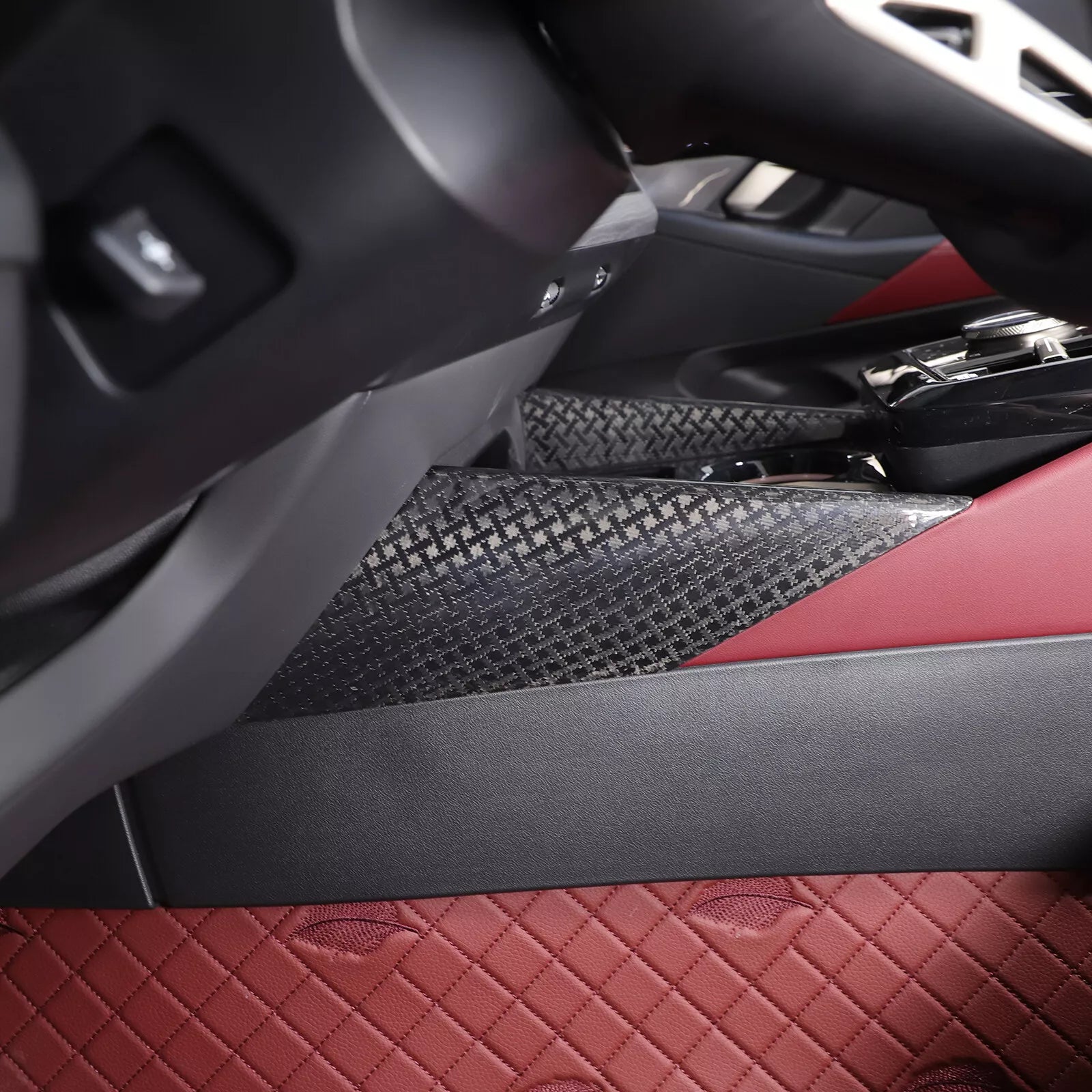 X Style Carbon Fiber Center console Side Panel Trims - BMW 5 Series G60 24+
