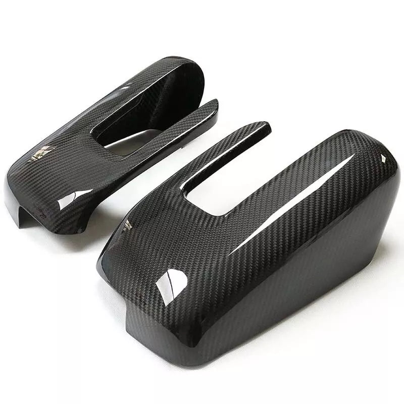 carbon fiber Side Wing Mirror Caps Cover - F150 F-150 2021-24