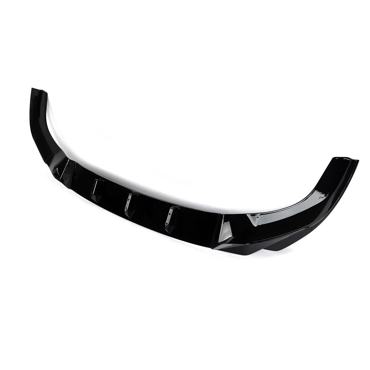 Gloss Black Front Bumper Spoiler Lip Splitter V2  - BMW 5 Series G60 G61 2024+