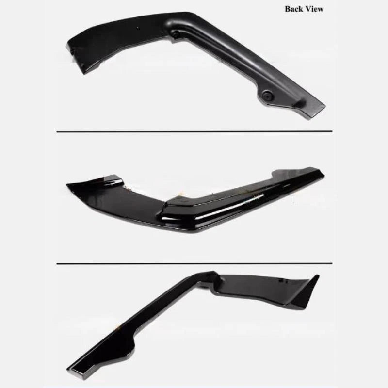 Gloss Black Rear Bumper Diffuser w/LED Light - BMW G30 530i 540i Sedan 2017-23