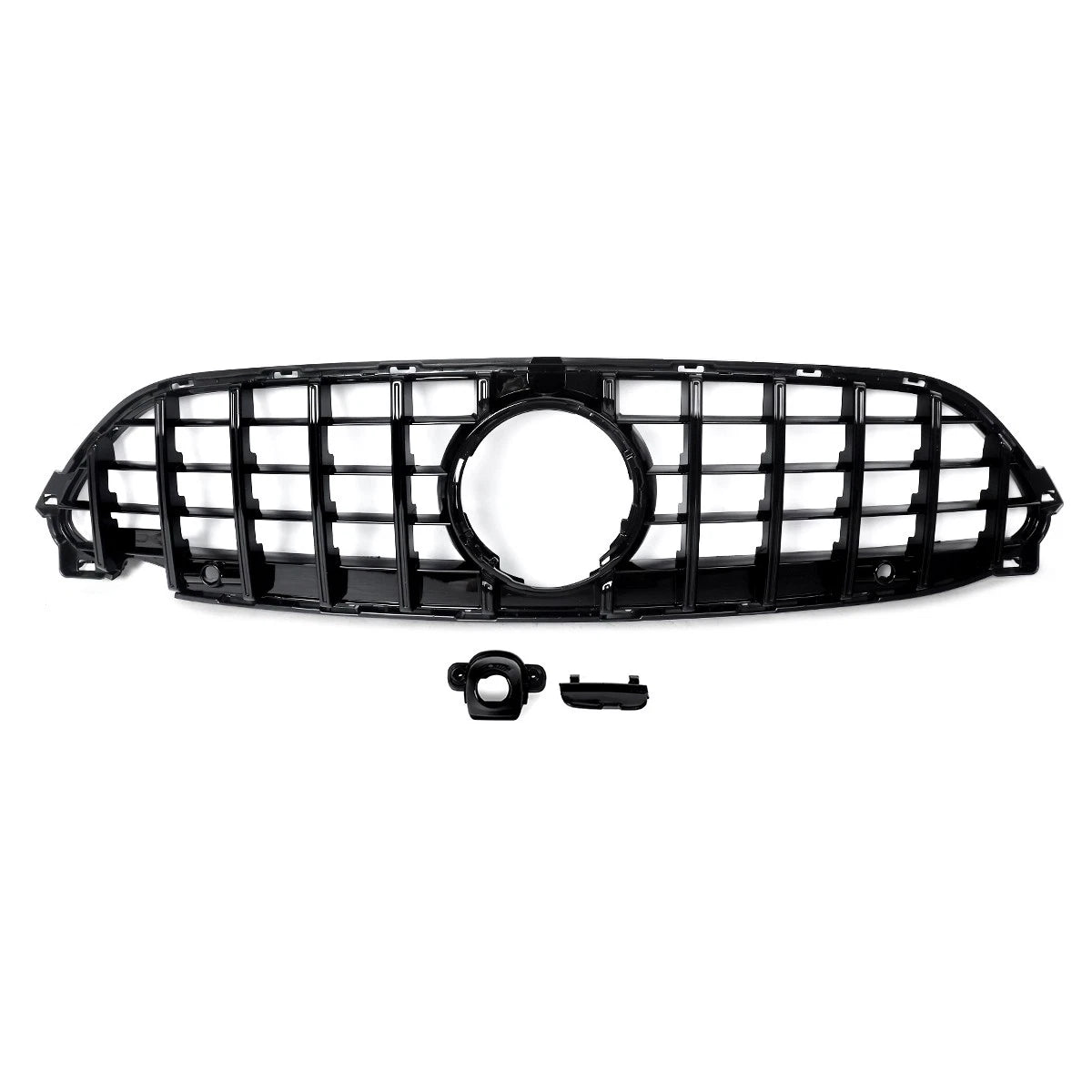Gloss Black GT Style Front Grille - Mercedes-Benz W236 C236 CLE300 CLE450