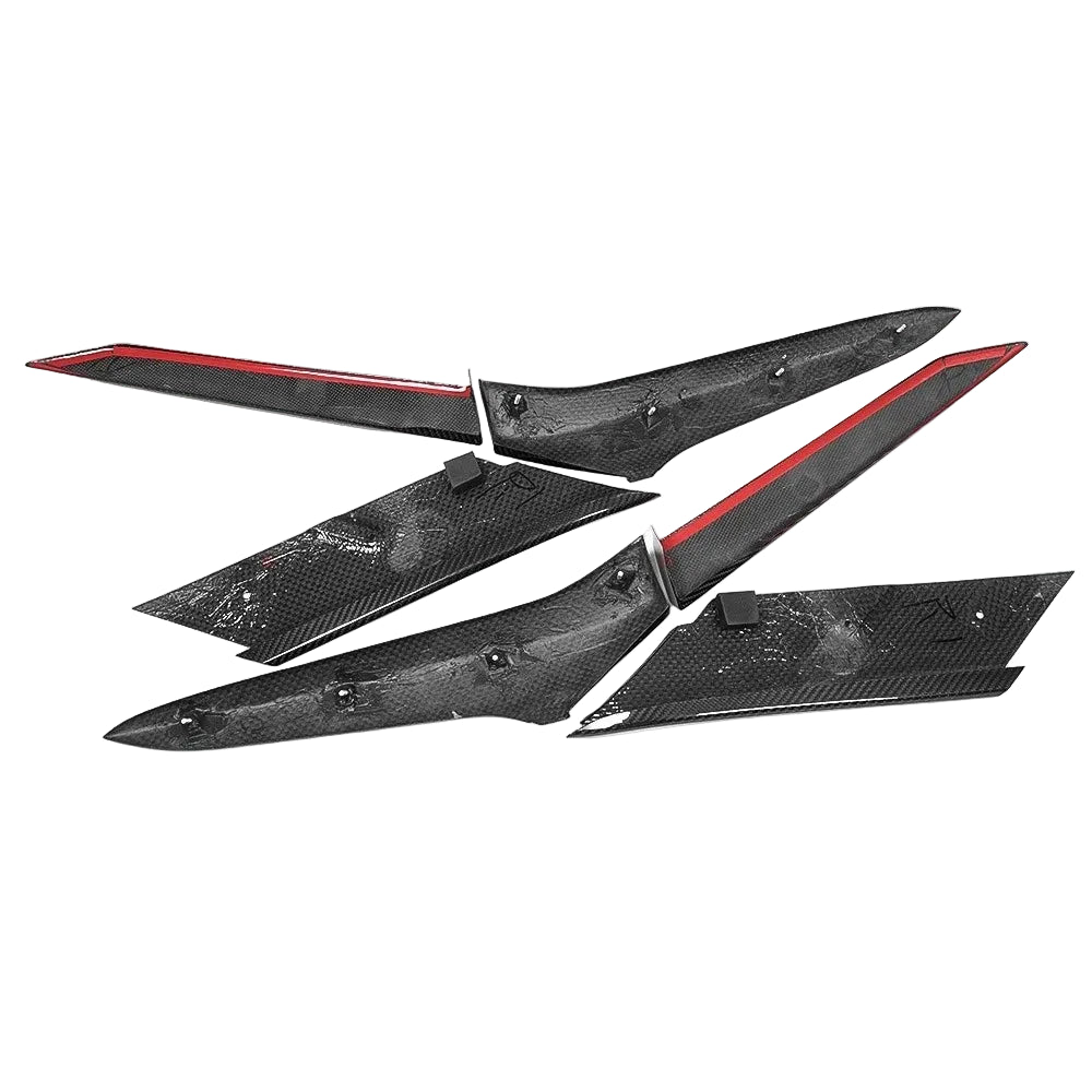 Full Carbon Fiber Side Vent Door Garnish Trim - 2023-27 Corvette C8 Z06 E-Ray