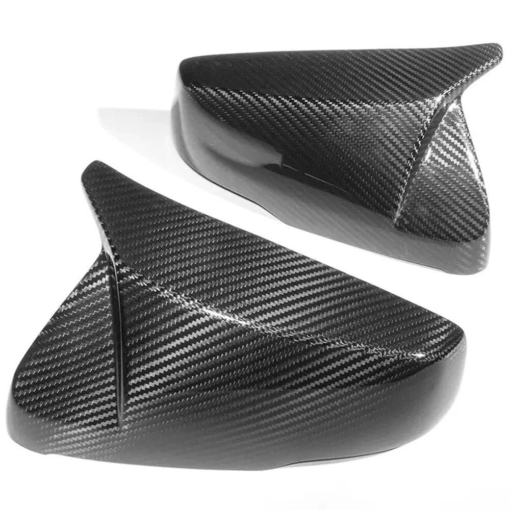 DRY CARBON FIBER M STYLE SIDE MIRROR COVERS CAPS -  14-24 CADILLAC CTS CT5 CT6
