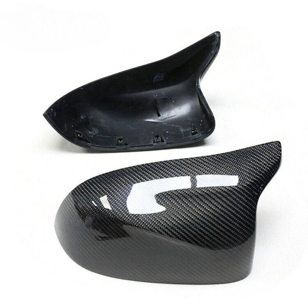 Carbon Fiber Mirror Cover Caps For BMW X3M, X4M, X5M, X6M, X5, X6, X7 M60i (2020-2025) – Gloss Clear UV Coated