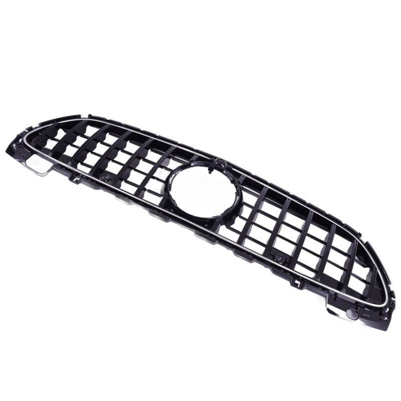 Gloss Black GTR Style w/LED Front Grille replacement -  Mercedes Benz C-class W206 S206