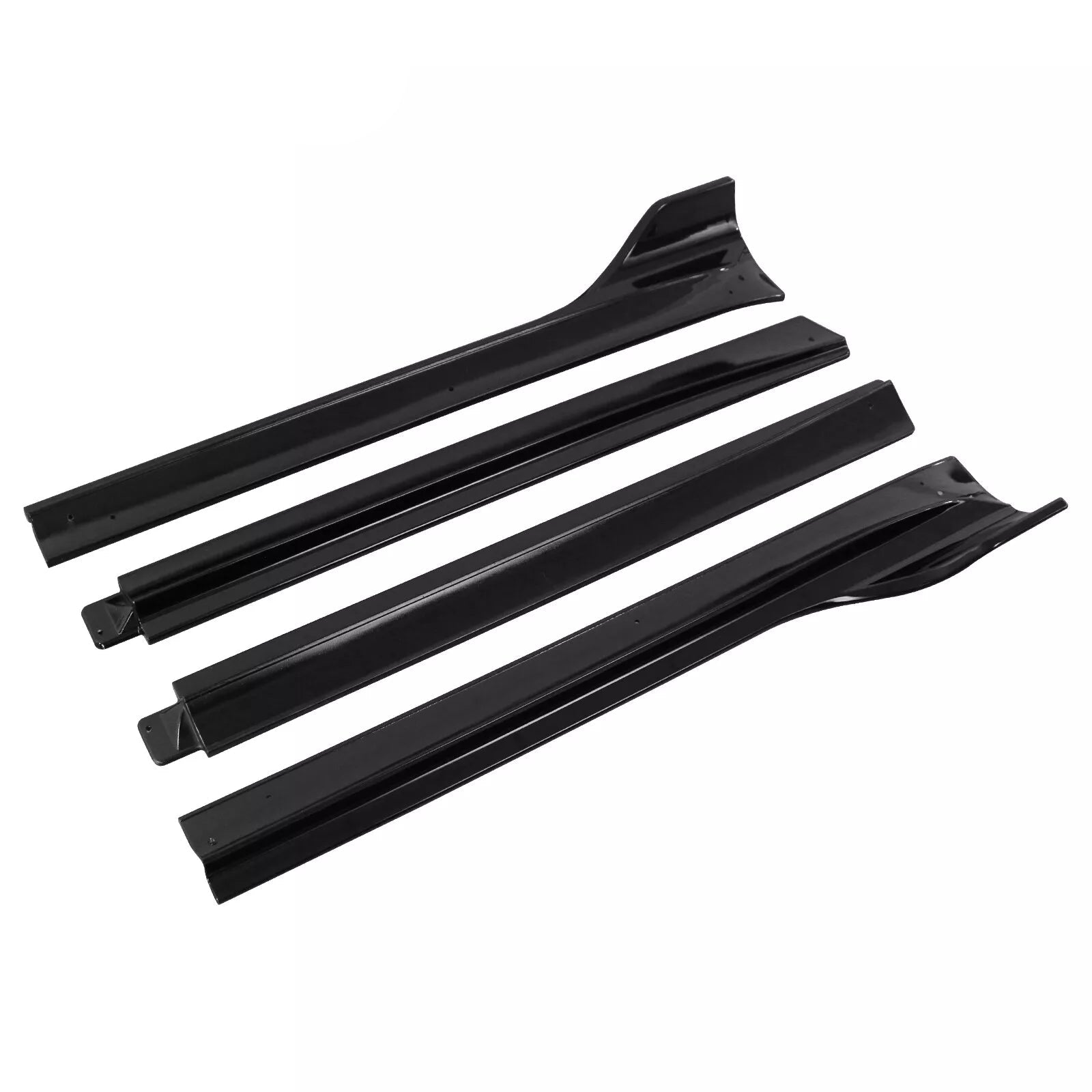 Gloss Black Side Skirts Extension V3  - 20-24 Tesla Model Y