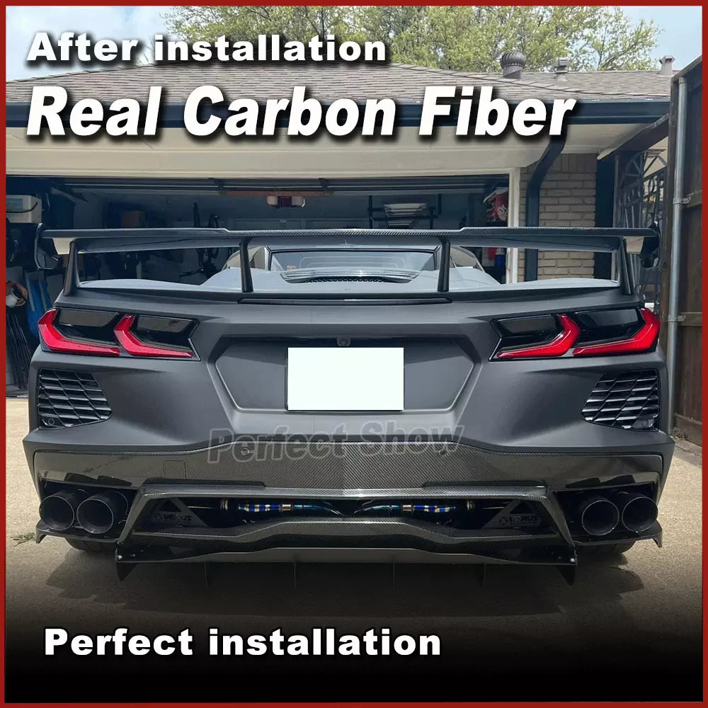 Carbon Fiber Rear Diffuser - Chevrolet Corvette C8 Z06