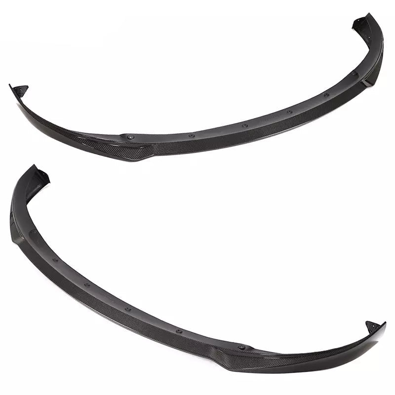 Carbon Fiber Front Lip V2 - 20-24 Tesla Model Y