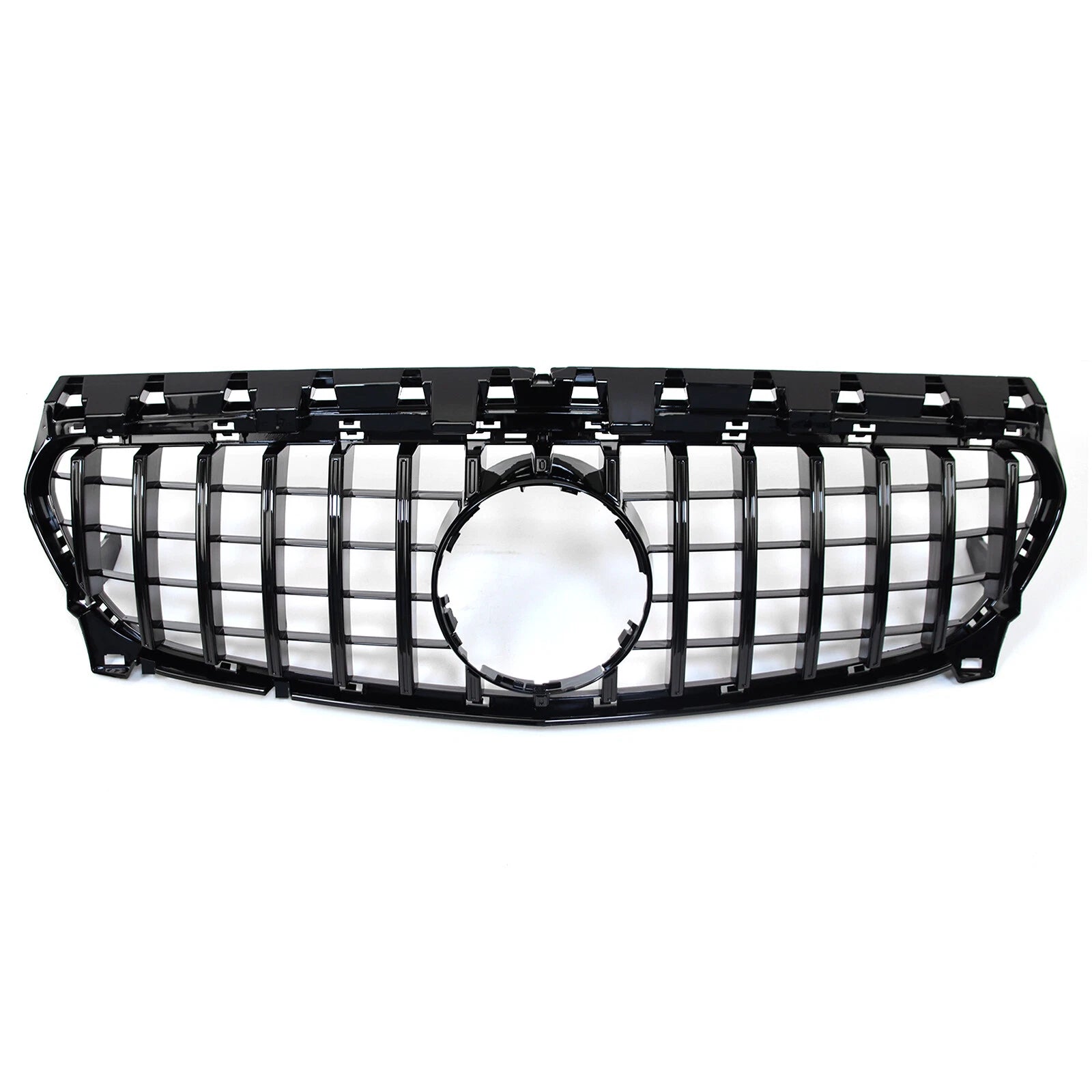 Gloss Black GT Front Grille - Mercedes Benz W117 2013-2019 CLA180 CLA200 CLA250 CLA45AMG