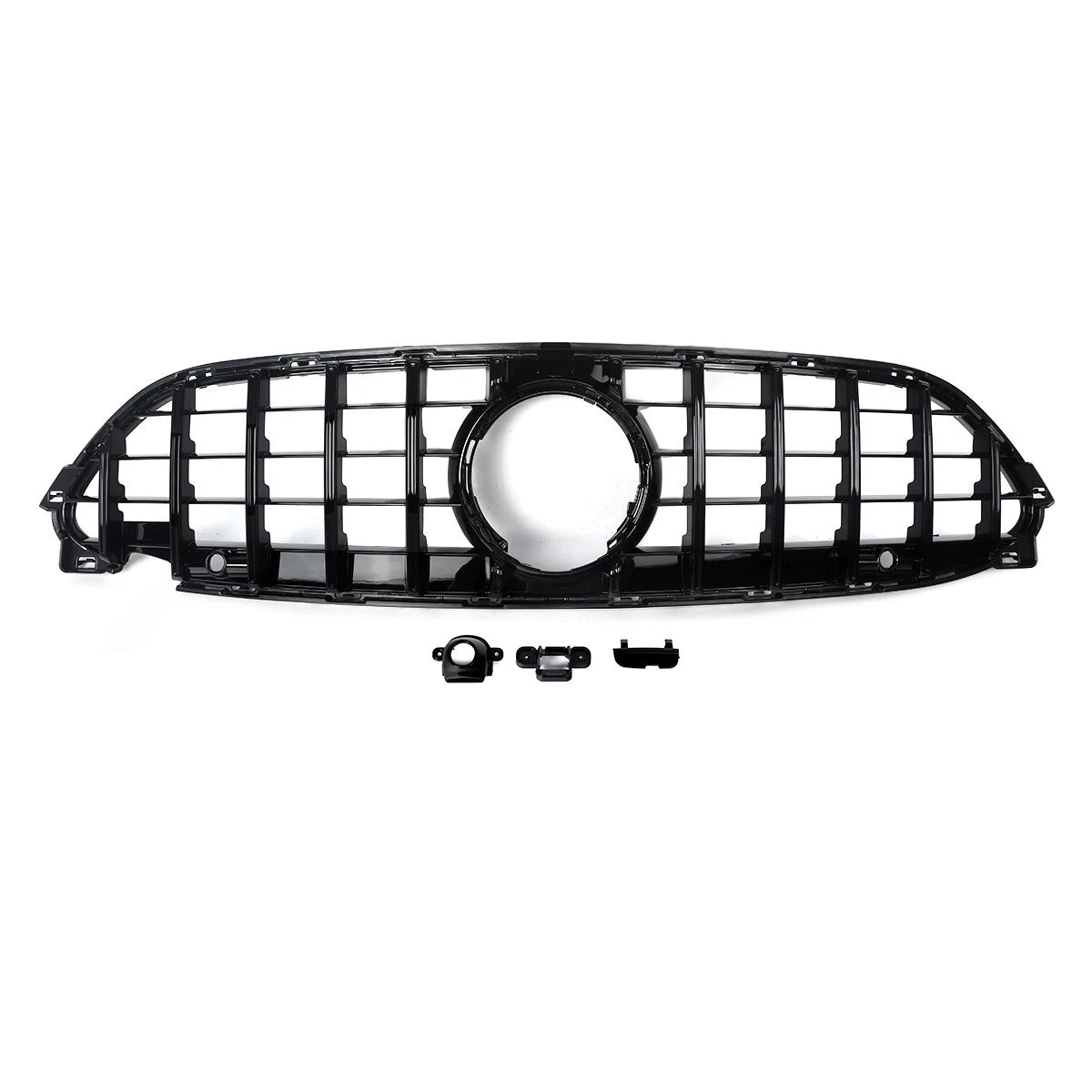 Gloss Black GT Style Front Grille - Mercedes-Benz W236 C236 CLE300 CLE450