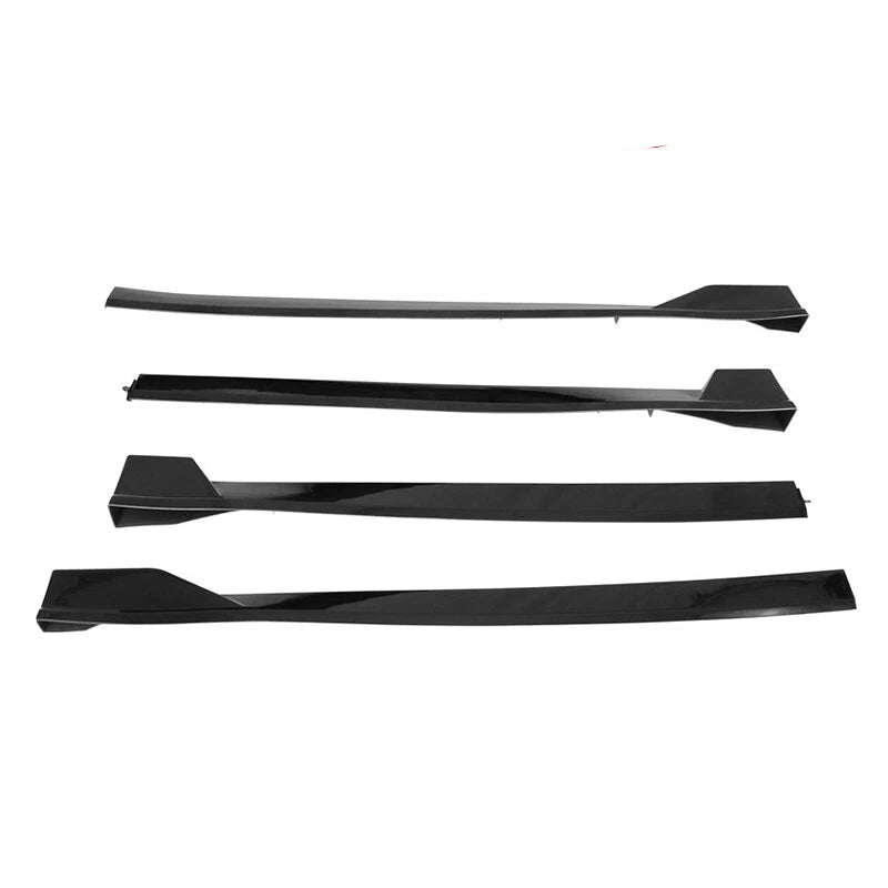 Gloss Black TRD Side Skirts Rocker Panel - 18-24 Toyota Camry