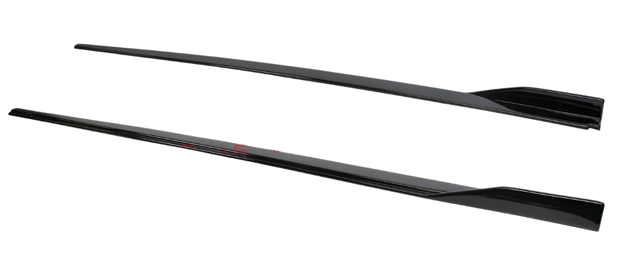 Gloss Black GT Style Side Skirt - 2018-2024 TOYOTA CAMRY LE SE XSE XLE