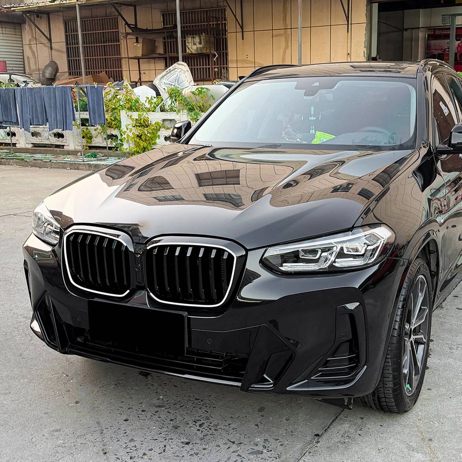 Gloss Black Front Grille w/LED - BMW X3 G01 X4 G02 2022-24