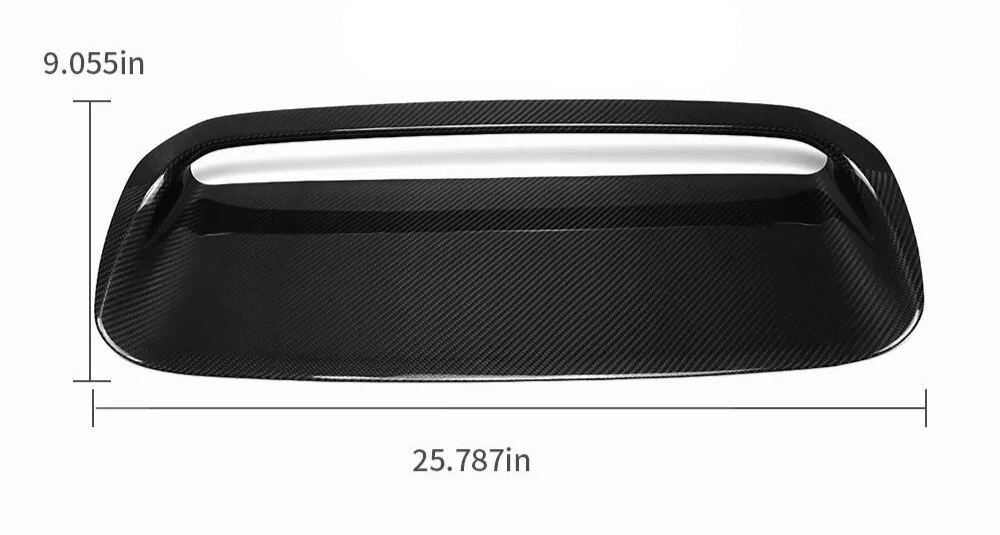 Carbon Front Engine Hood Vent Cover - Subaru WRX VA STI S207 S208 S209 2015-21