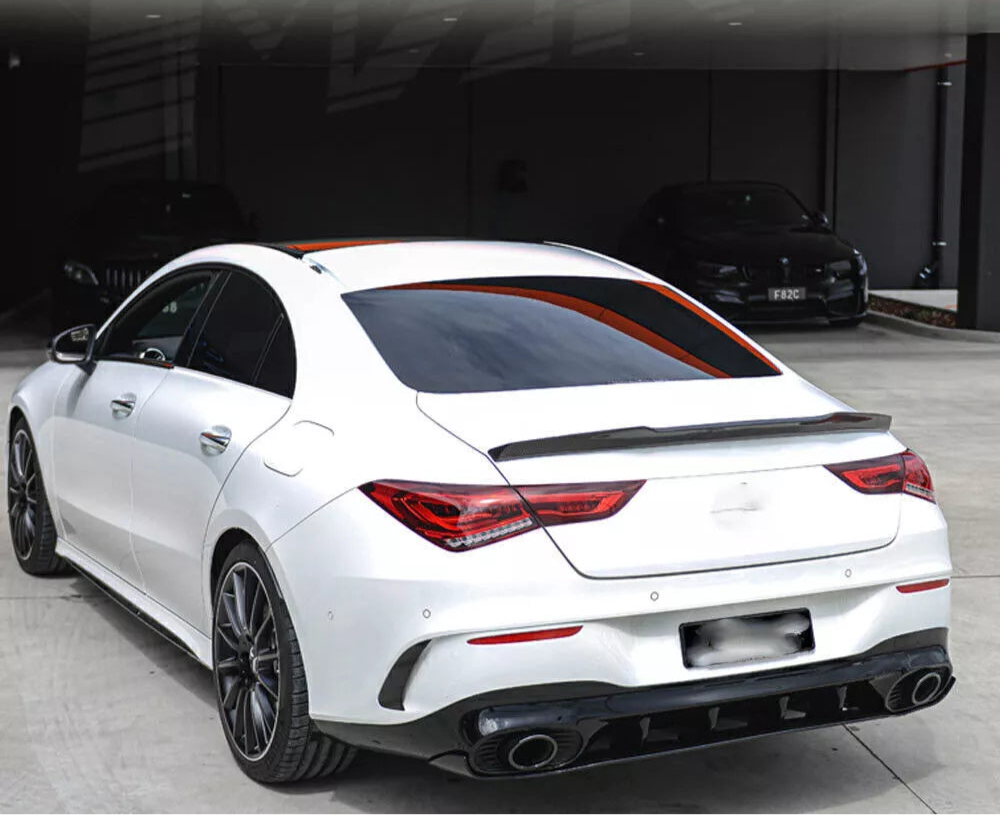 Carbon Fiber Rear Trunk V Style Spoiler - Mercedes BEnz W118 C118 CLA