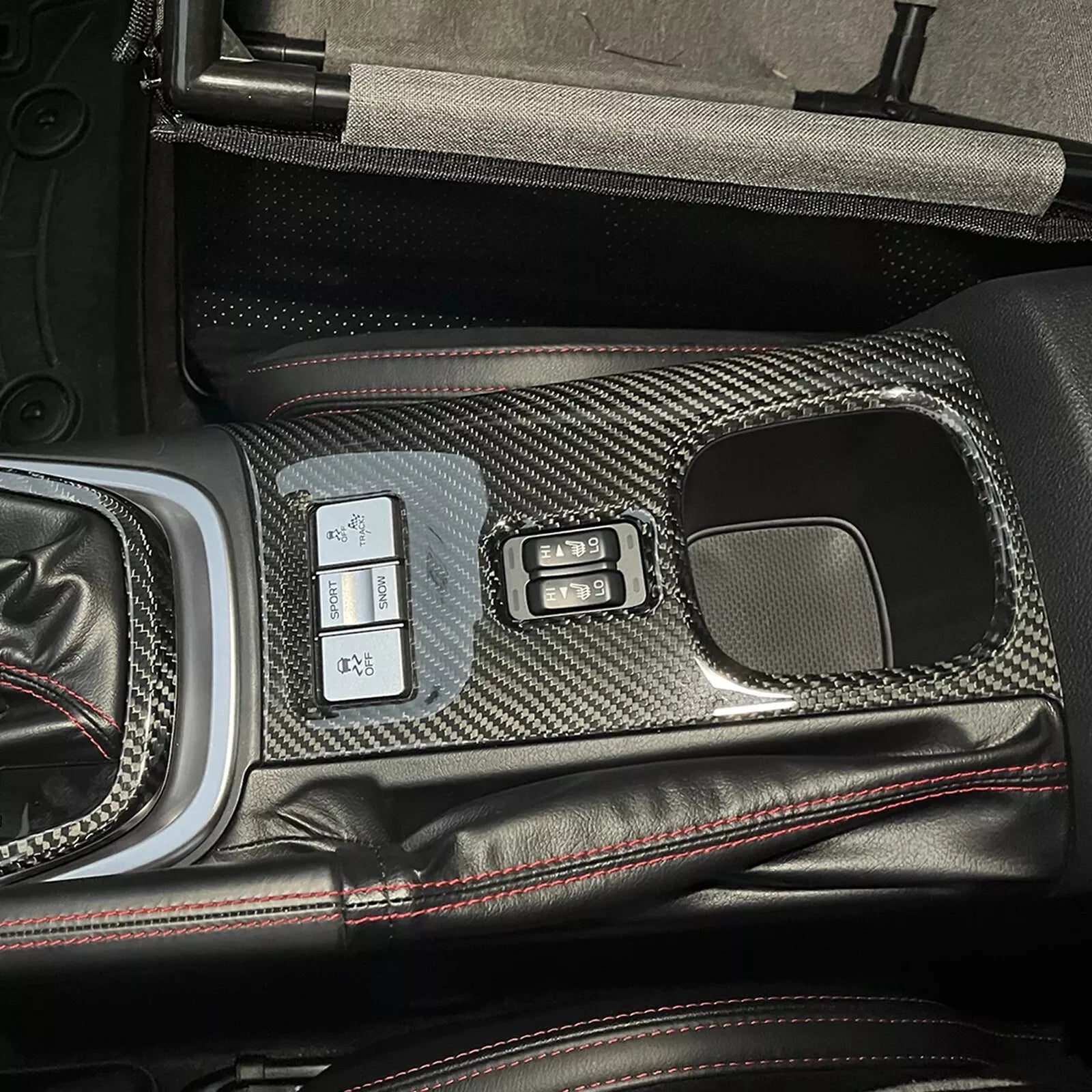 Carbon Fiber Center Console Panel Trim - 2022–2025 Toyota GR86 (ZN8) / Subaru BRZ (ZD8)