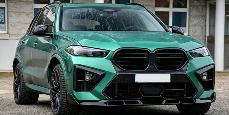 Gloss Black Front Splitter Lip - BMW F95 X5M F96 X6M Competition 2023+