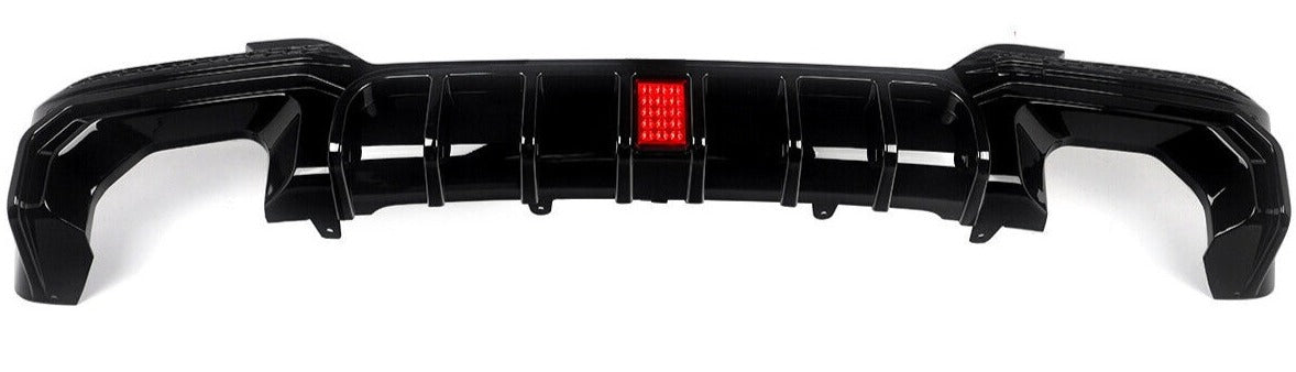 Gloss Black Front Splitter Lip+ Rear Diffuser - BMW X3 G01 X4 G02 LCI M Sport