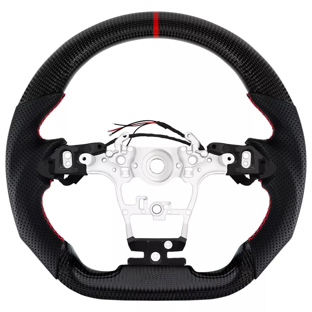 Carbon Fiber Steering Wheel w/Heated - Toyota GR Yaris GR Corolla