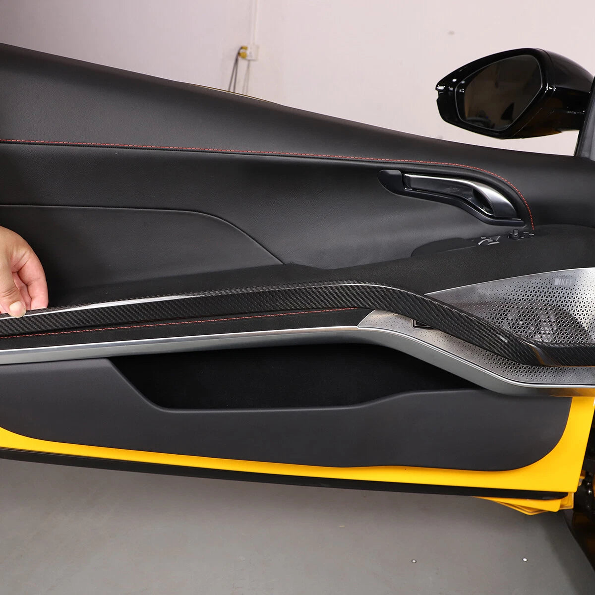 Carbon Fiber Interior Door Panel Strip Trim - Lotus Emira GT4 V6 i4 23-25