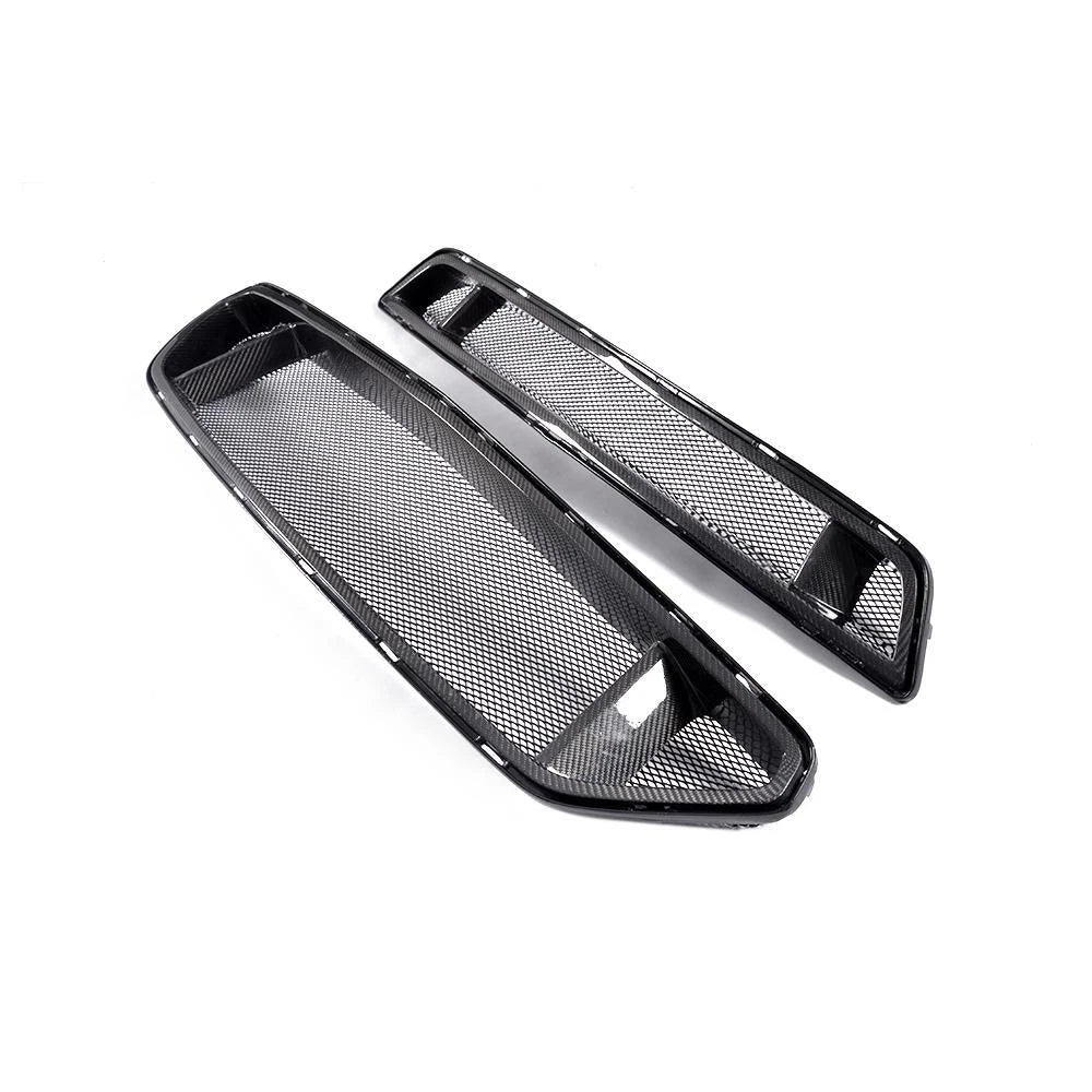 Carbon Fiber Front Grilles Trim - Ford Mustang 2015-17